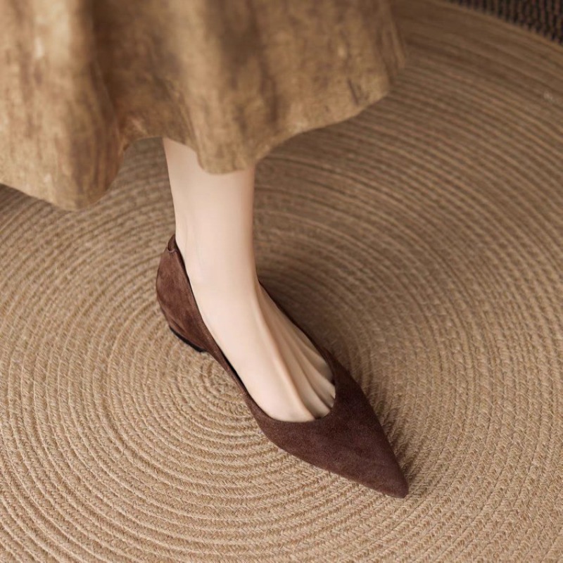 여름용 신상, 캐주얼한 디자인의 뾰족한 앞코 스웨이드  - Women'S Shoes 리뷰 및 가격