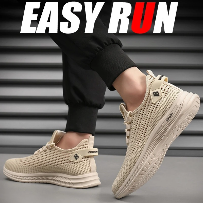 남성용 메시 니트 소재 러닝 스니커즈, 가볍고 통기성이 - Shock Absorbing Gym Trainers 리뷰 및 가격