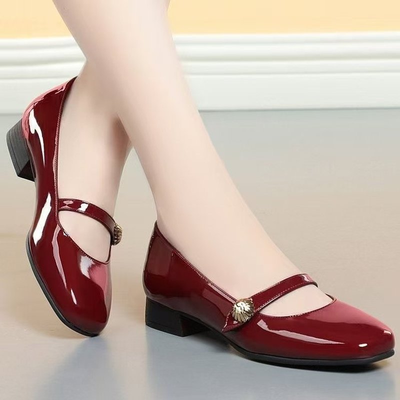 여성용 빈티지 메리 제인 슈즈, 광택이 나는 특허 가죽 - Women'S Shoes 리뷰 및 가격