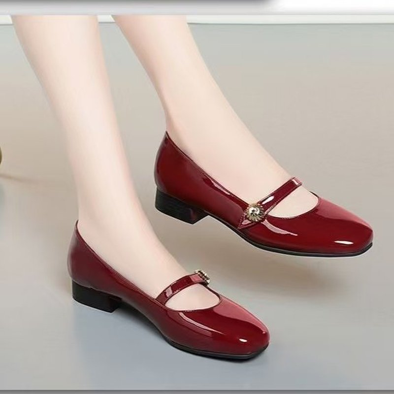 여성용 빈티지 메리 제인 슈즈, 광택이 나는 특허 가죽 - Women'S Shoes 리뷰 및 가격