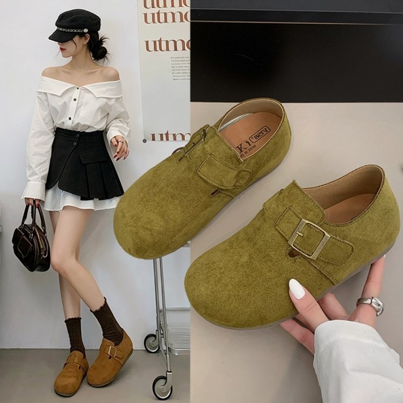 여성용 스웨이드 클로즈드 백 버켄 슈즈, 사각 메탈 버 - Women'S Shoes 리뷰 및 가격